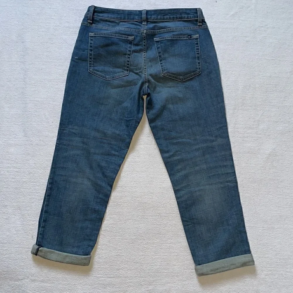 Tommy Hilfiger Rolled Cropped & Rolled Denim Capris (Size: 8)